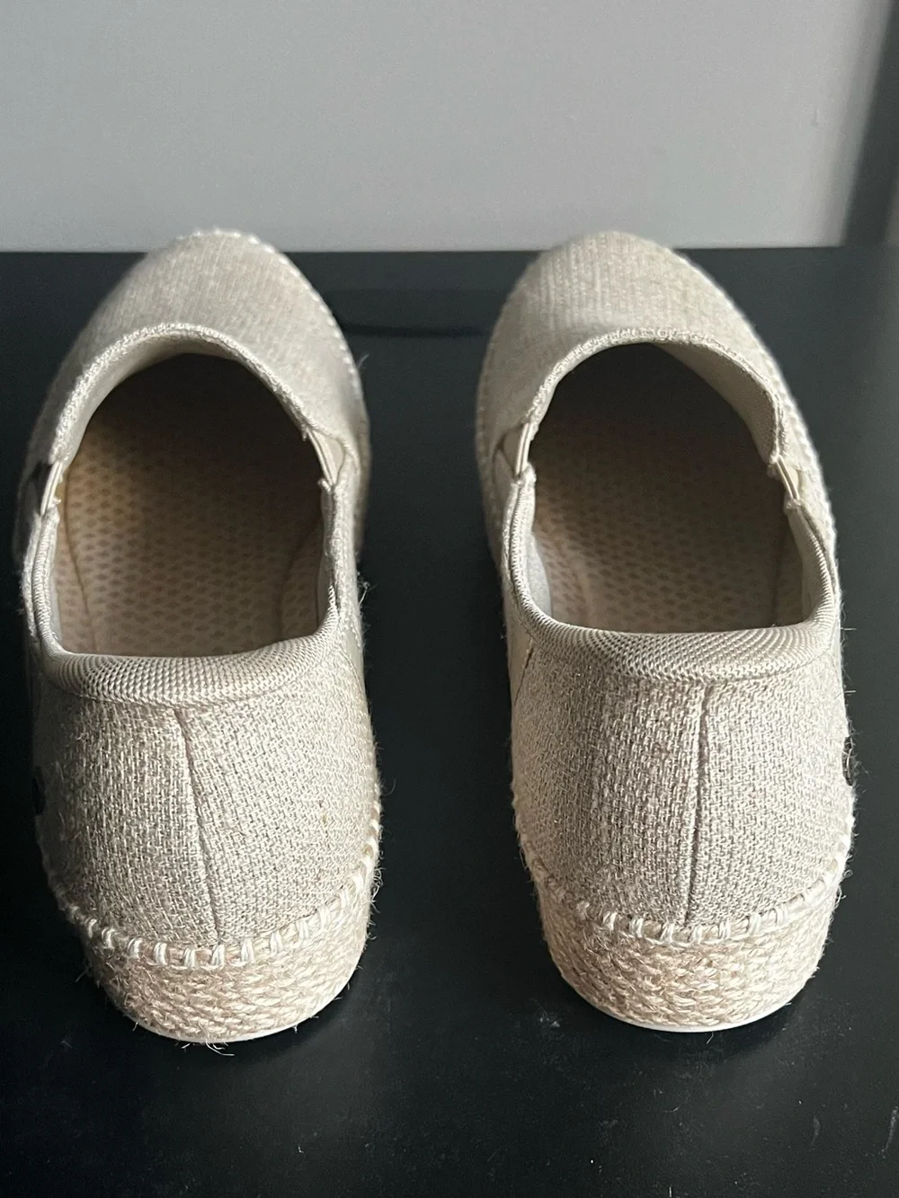 Skechers Natural Beige Slip-On Memory Foam Shoe